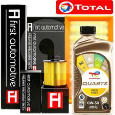 Service Kit For Citroen Berlingo C4 1.6 HDI 4 Filters + 4L Total Oil 0W30