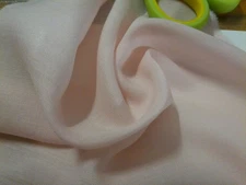 SWISS WOOL CHALLIS~SOFT PINK~IMPORTED~RARE FIND~9"x28"~DOLLS