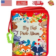 Baby Photo Album - Soft Baby Book First Baby Photo Book  My First Book Of P...