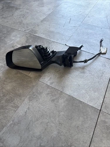 BLACK CHROME LEFT DRIVER SIDE MIRROR For 2017-2023 TESLA MODEL 3