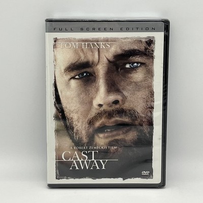 Cast Away (DVD, 2000, Full Screen) Tom Hanks Robert Zemeckis - New Sealed