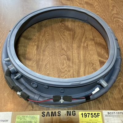 #ad New Genuine Samsung DC97 19755F Washer Door Boot Assembly Seal Gasket $89.00