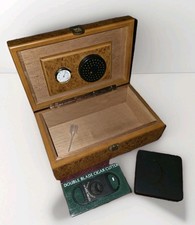 Don Salvatore Humidor Traveler Case Approx. 12 Cigars W/Hygrometer & 2 Cutters