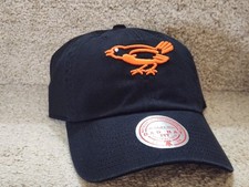 Baltimore Orioles MITCHELL & NESS SOMBRERO PAPÁ AJUSTE GORRA MLB 1954 PÁJARO NUEVO CON ETIQUETAS
