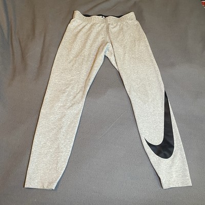 Nike Womens Leg A See Leggings 25  Grey Sz L Running Performance Yoga