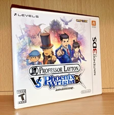 Professor Layton vs Phoenix Wright Ace Attorney (Nintendo 3DS, US) NEW / SEALED