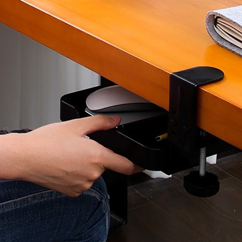 Clavier Souris Plateau, Plateau Tournant et Tapis de Souris Peut être pour Boîte de Rangement 7457 - Photo 2/6