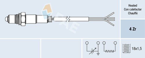 LAMBDA SENSOR 77008 FOR BMW 3/E0/E6/Convertible/5/E4/Compact/Z/Roadster/E1/E8 - Picture 2 of 8