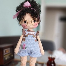 Isik Crochet Doll, Handmade Crochet Amigurumi Doll Gift, Amigurumi Doll