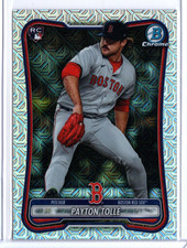 2026 Bowman Chrome Mega Box Payton Tolle #26 Mojo Refractor RC Rookie Red Sox
