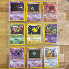 Pokemon TCG Vintage 9-Card Lot Gym Heroes Neo Destiny Unown R Pikachu Eng