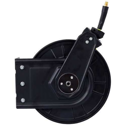 Retractable Air Hose Reel w/3/8" Inch x 50"Ft,Heavy Duty Steel Hose Reel Auto Re - Picture 5 of 9