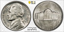 1939 Jefferson Nickel 5c - PCGS MS66+FS Full Steps Reverse of 1940