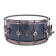 Natal S-WN-S465-BCB Originals Series Walnut 14" x 6.5" Snare Drum Cerulean Blue