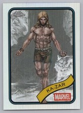 2025 Topps Chrome Marvel Refractor KA-ZAR No. 84!