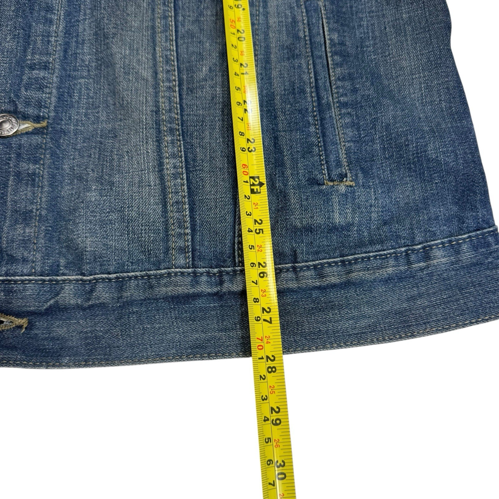 Levi’s Men’s Denim Trucker Jacket XL Blue Jean Vintage Wash Button Front Coat thumbnail 9