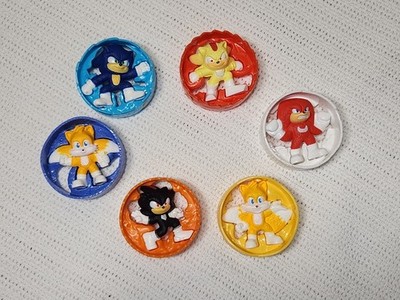 2024 McDonald s Sonic The Hedgehog 3 Happy Meal Toys Lot 6 Different Cake Topper