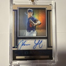 2025 Kellon Lindsay Panini Three and Two - Day One Autu DOA-KLD Blue /32...