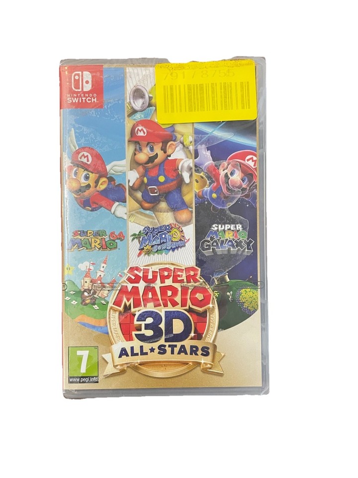 Nintendo Switch Super Mario 3D All Stars Game Sealed