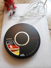 Sony CD Walkman Discman Portable Player D-EJ017CK G-Protection Works Excellent-