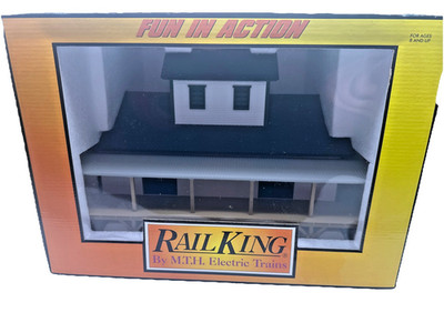 MTH Railking 30-90047 Fairview Feed Dry Goods Warehouse NEW Lights L/N