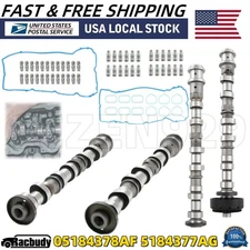 3.6L Cam Camshafts Rockers Lifters Kit For 2011-16 Chrysler Dodge Ram Pentastar