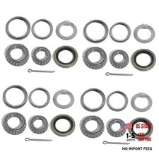 4 Sets 3500 LB Boat Trailer Axle Bearing Kits, L68149 L44649 Bearing Kits,