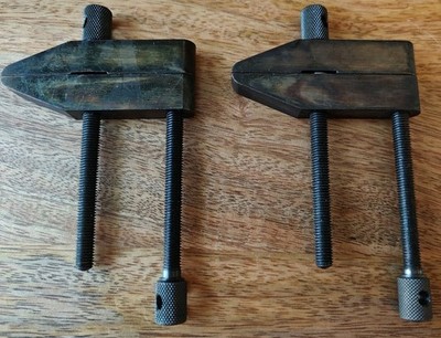 L.S. Starrett Pair 161C Toolmakers Parallel Clamps Vintage Excellent 
