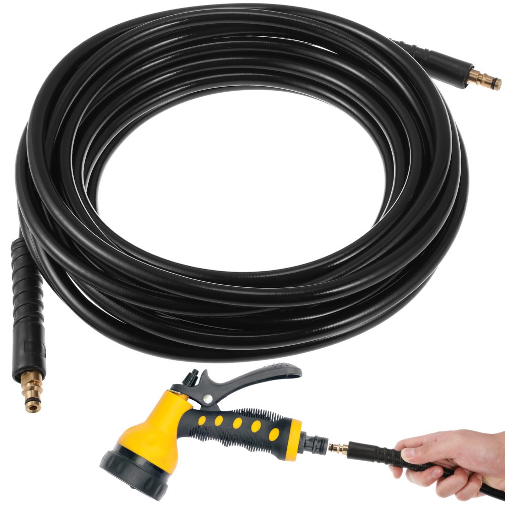 Manguera de extensión de alta presión para lavadora a presión tubo de 10 m compatible con Karcher