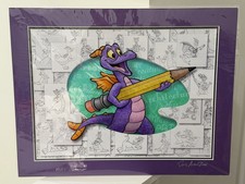 2025 Disney Parks Artist Figment Pencil - Dave Avanzino 14x18 Art Print - SIGNED