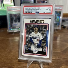 2025 Topps Archives - 2005 Topps Image Variation Yoshinobu Yamamoto #283
