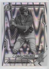 2021 Bowman Draft Chrome Black & White RayWave Refractor Freddy Valdez 00em