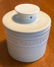 Le Creuset 6 oz Traditional Butter Crock Stoneware Dune Color