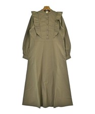 THREE SQUARE Shirt Dresses Khaki F 2200661704813