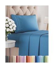 Twin XL Size 3 Piece Sheet Set - Comfy Breathable Cooling Bed Sheets Set - H...