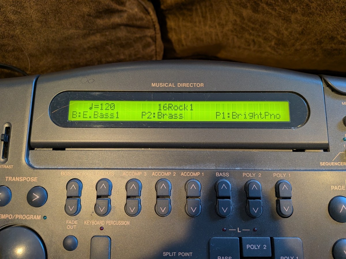 Vintage Technics SX-KN1000 Synthesizer Keyboard Tested/Works Made