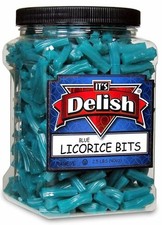 Blue Blueberry Licorice Bits by Its Delish, 2.5 LBS (40 Oz) Jumbo Container...