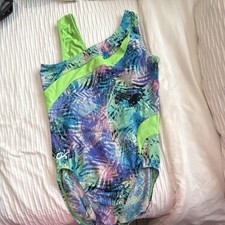 GK Sleeveless Gymnastics Leotard AM Multi-Color Leotards  Unitards Style