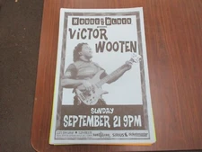 House of Blues Victor Wooten 11x17 Concert Poster