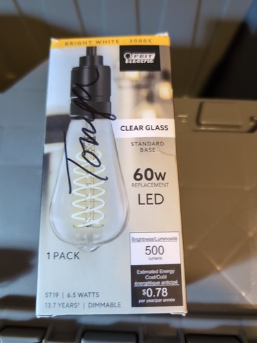 Feit Electric LED Light Bulb Dimmable Vintage Edison 60W ST1960/S/CL930CAHDRP - 第 1/7 張圖片