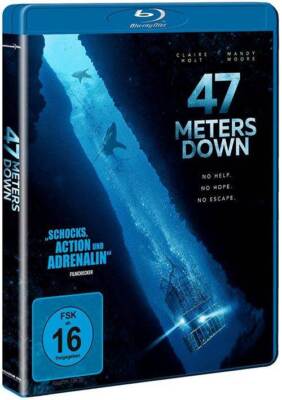 Blu-ray/ 47 Meters Down - Action & Adrenalin !! Wie Nagelneu !!