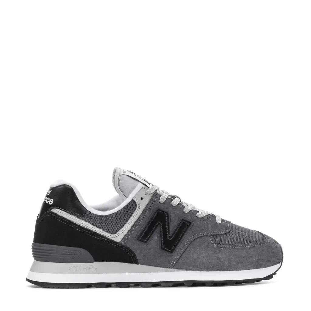 Mens New Balance ML574OS2 Grey/Black Shoes | eBay