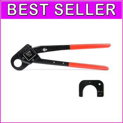 Durable 1-Inch PEX Crimp Tool with Go/No-Go Gauge for Secure Connections