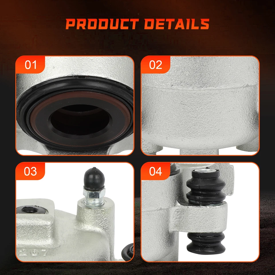 Brake Front Calipers Pair For 1990-1995,1997-2006 Jeep Wrangler Driver Passenger - Image 4 of 4