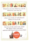 Coca Cola Coke National Geographic Vintage ad Whoever you are, whatever you do