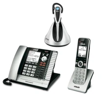 Vtech 4 Line Corded/Cordless Business Phone System 500ft range Wireless Headset