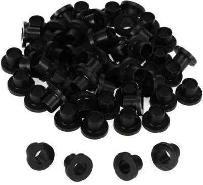 Danmar 100 Pack Nylon Tension Rod Washers – Black - to fit 7/32" diameter rods