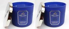 2 Bath & Body Works WB ICED VANILLA WOODS 3 Docht Duftwachskerze 14,5 groß