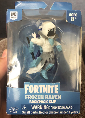 Fortnite Epic Games Zag Toys Frozen Raven Backpack Clip Figure New Unopened
