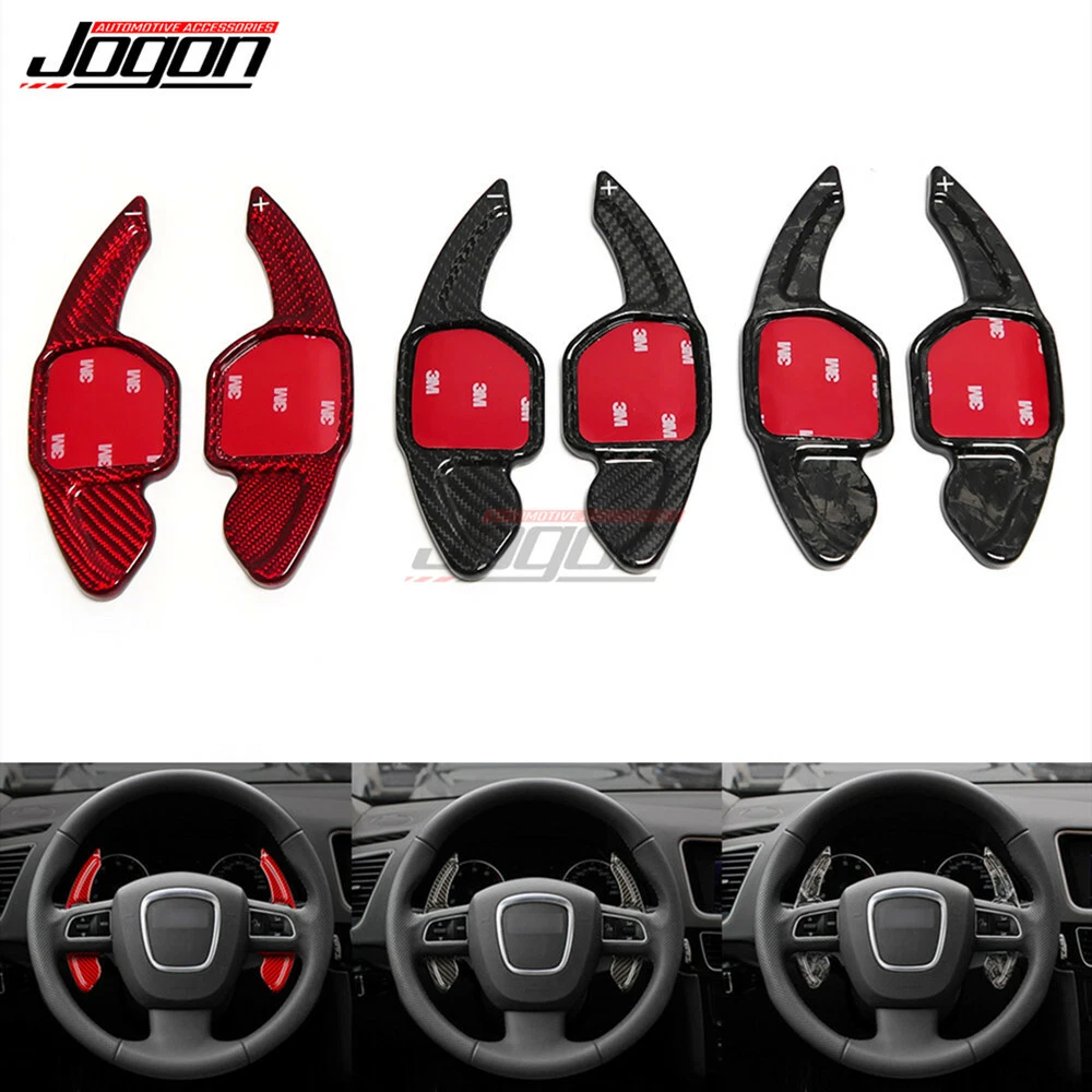 DSG Paddle Shifters For Audi A4 B8 A3 8P S3 A5 A6 S6 C6 Q7 Q5 A8